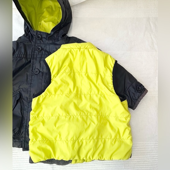 Baby Gap Aero 3 in 1 Coat / Jacket / Vest Blue Galaxy - Picture 5 of 16